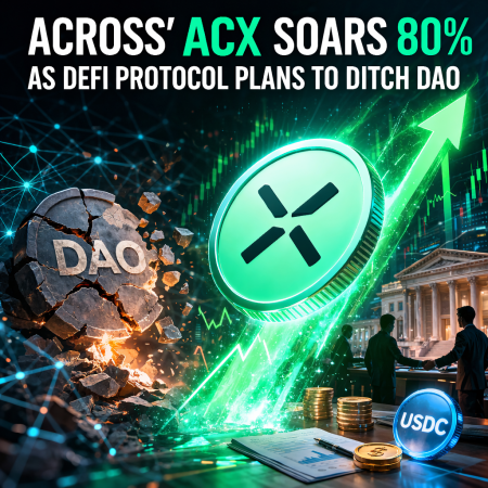 Across Protocol’s ACX Surges 80% as DeFi Project Considers Abandoning DAO Model