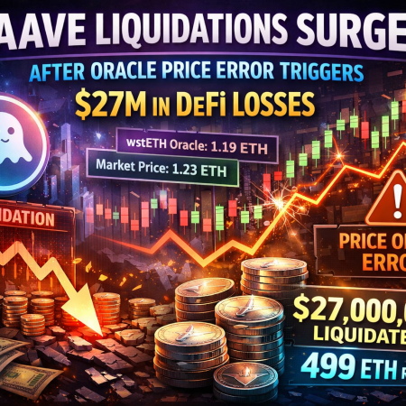 Aave Liquidations Surge After Oracle Price Error Triggers $27M in DeFi Losses