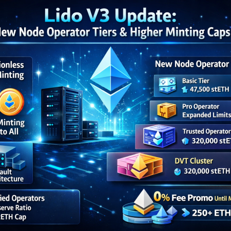 Lido V3 Expands Ethereum Staking with New Node Operator Tiers and Higher Minting Caps