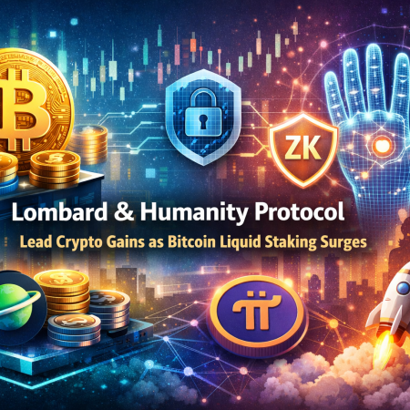 Lombard and Humanity Protocol Lead Crypto Gains as Bitcoin Liquid Staking Surges