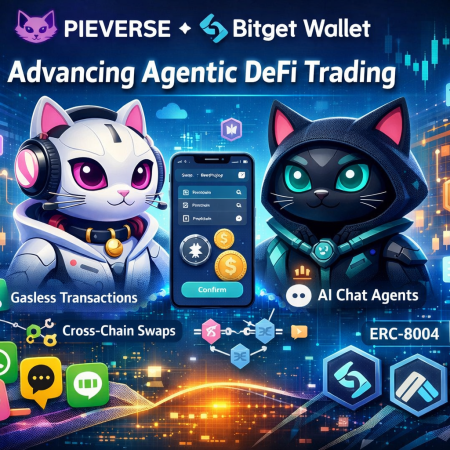 Pieverse Partners With Bitget Wallet to Push Agentic DeFi Trading Through Messaging Apps