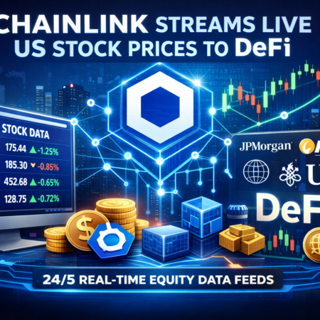 Chainlink Launches 24/5 Live US Stock Price Feeds, Expanding DeFi Access to Equities