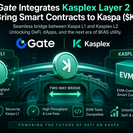 Gate Integrates Kasplex Layer 2, Unlocking Smart Contracts and DeFi for Kaspa (KAS)