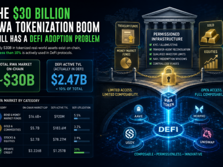The $30 Billion RWA Tokenization Surge Still Has a DeFi Adoption Problem