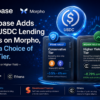 Coinbase Launches Two USDC Lending Vaults on Morpho, Giving Users a Choice Between Stability and Higher Yield