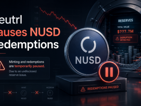 Neutrl Halts NUSD Minting and Redemptions Amid Unclear Reserve Issue